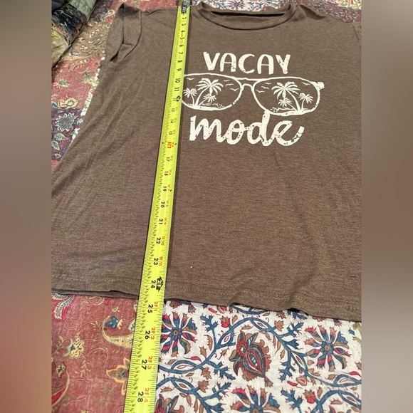 SHEIN 'Vacay Mode' Graphic T-Shirt woman’s - Picture 9 of 11